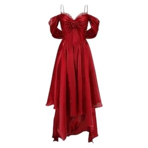NEW Lacemade red Love In The Galaxy shiny elegant‎ holiday dress XL